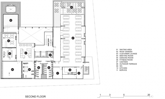 曼谷“水稻梯田”式办公室,绿色环保,灵活共享空间-50