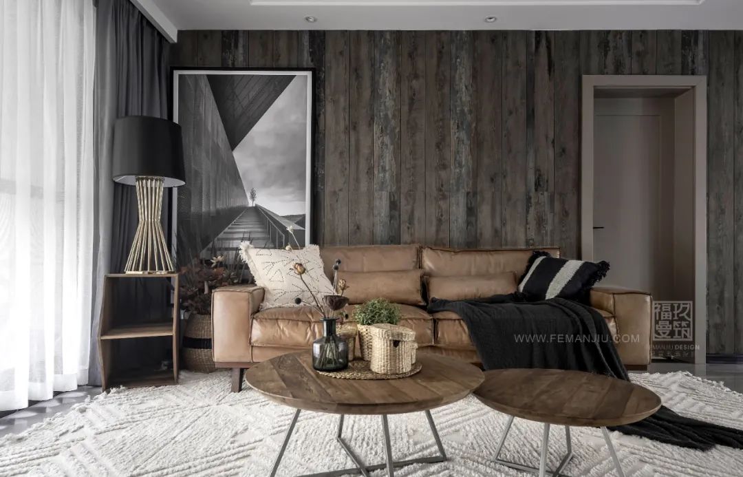 重庆江与城 150 平文艺休闲大宅设计-5