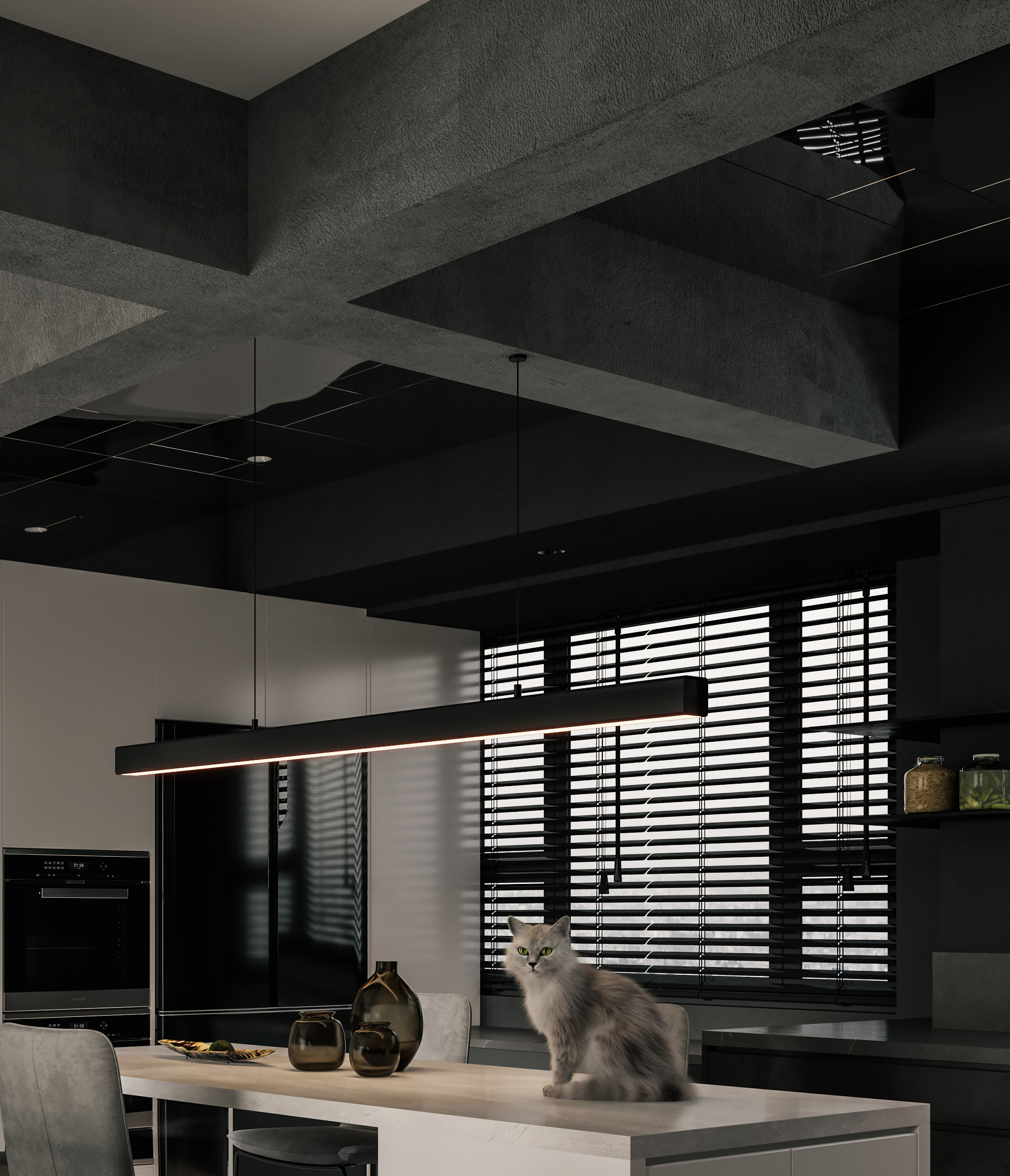 《黑色》迷雾中的室内设计探秘-12