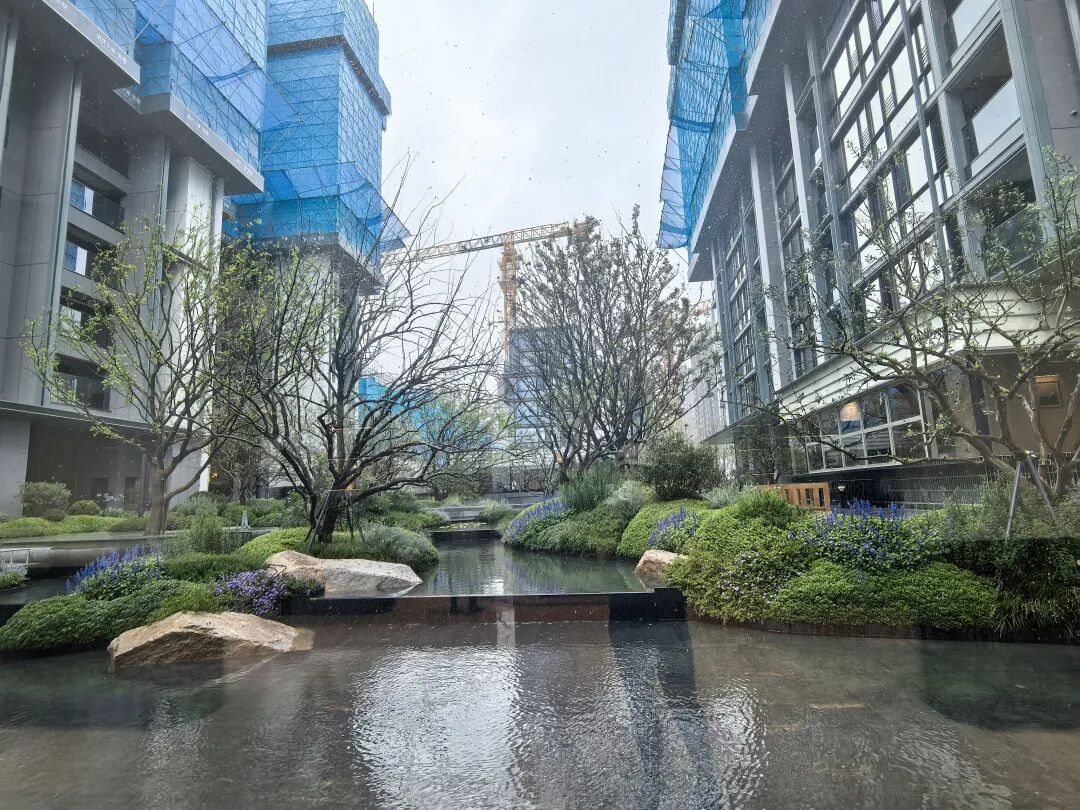 在蓝绿森境里，续写自然与轻奢的故事——华润置地时代之城二期花境-17
