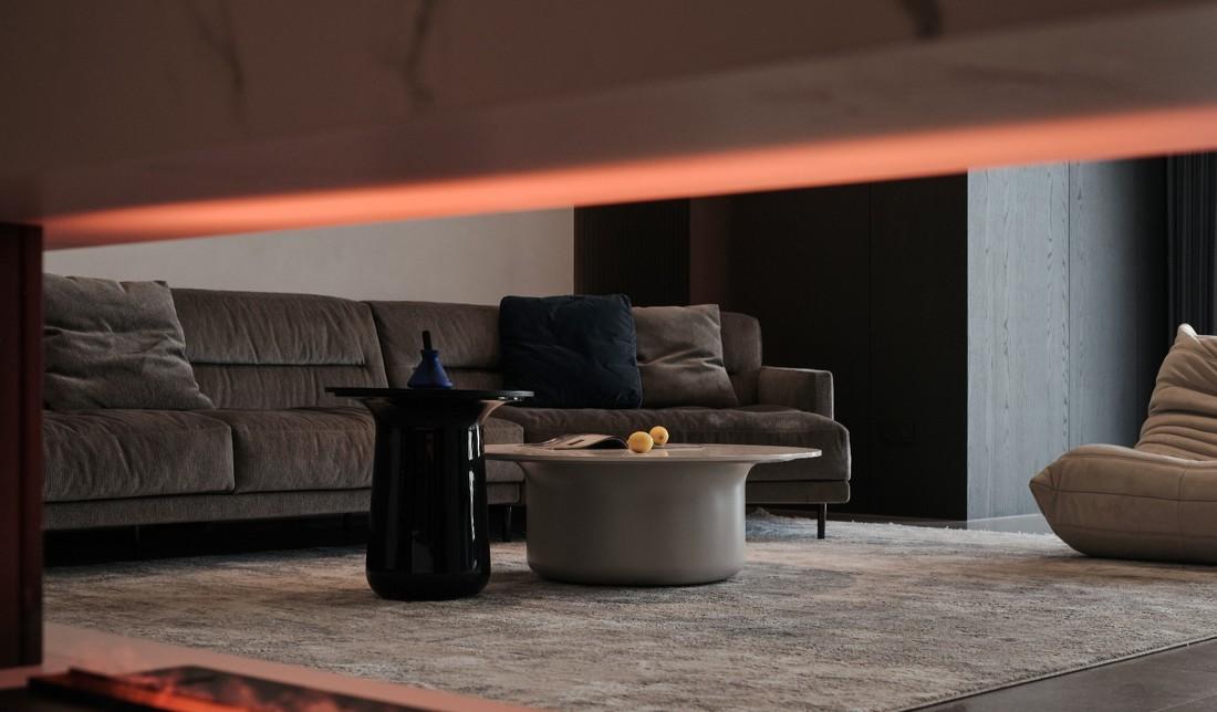 高级灰湖景房室内设计-5