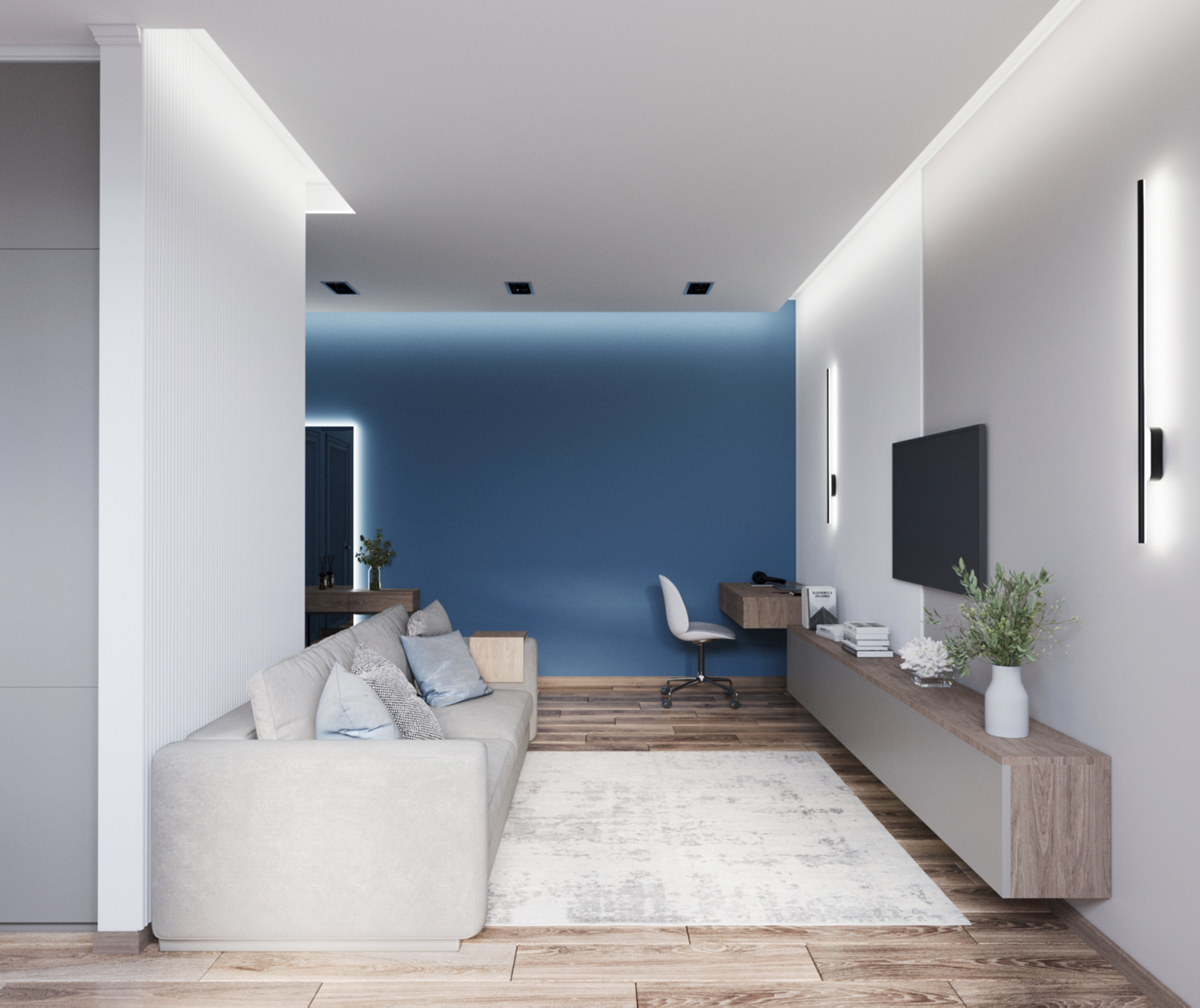 Дизайн-проект малогабаритной квартиры для студента-3