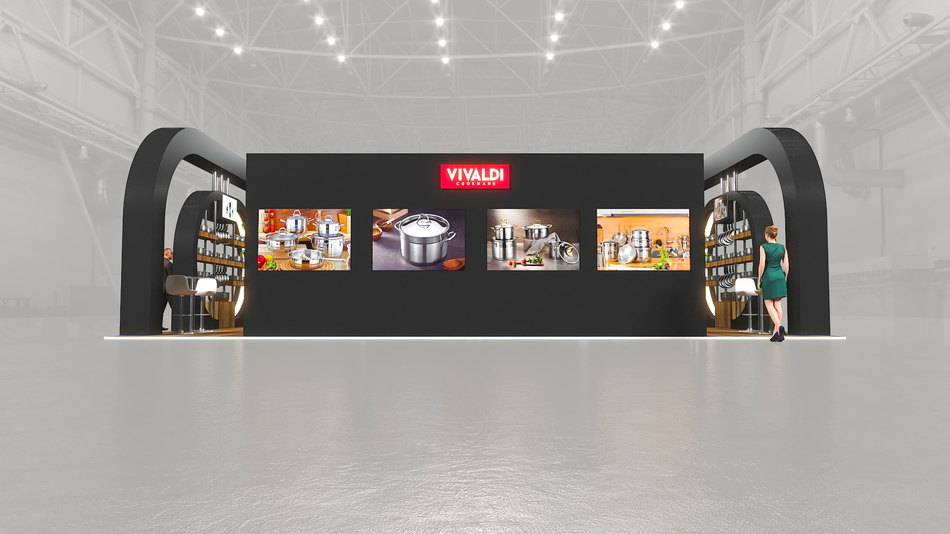 GORGEL STAINLESS STELL BOOTH DESIGN-2