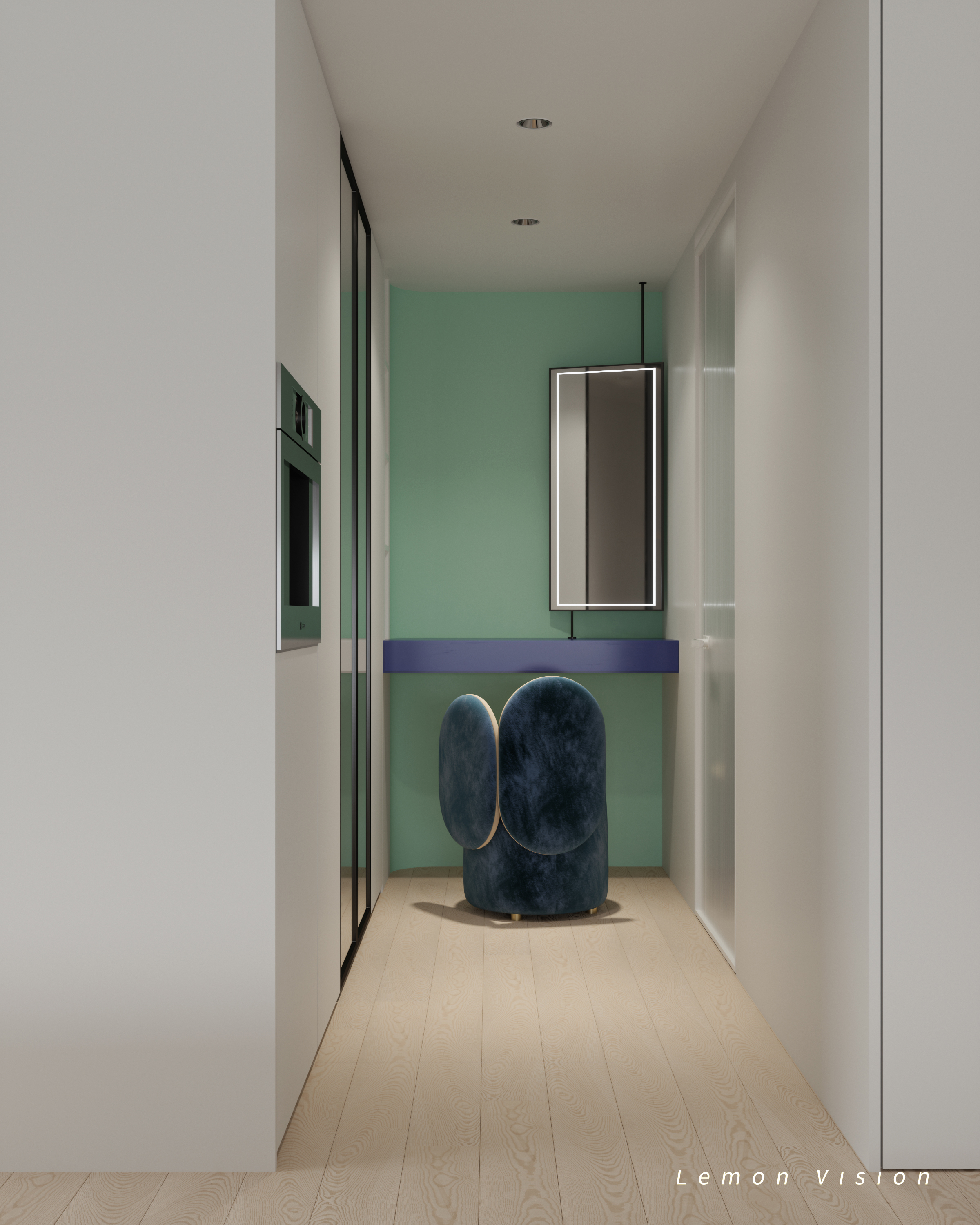 极简渲染，克莱因蓝-5