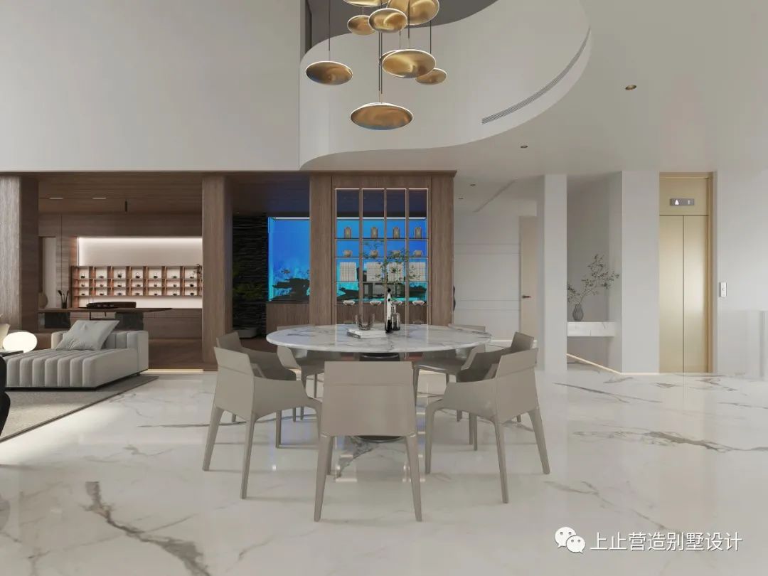 御翠园现代简约别墅设计丨中国长春丨上止营造别墅设计-13