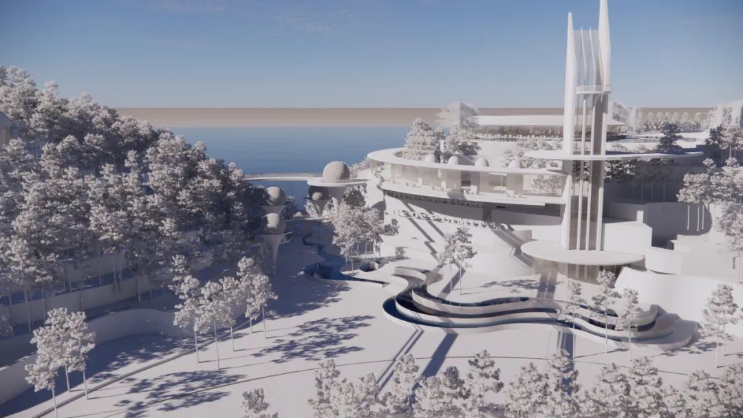   林德设计丨恩平泉林黄金小镇飞行体验馆  景观设计 丨中国广东-55