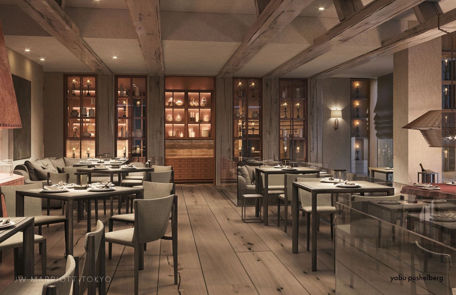 东京JW万豪酒店丨日本东京丨Yabu Pushelberg事务所-11