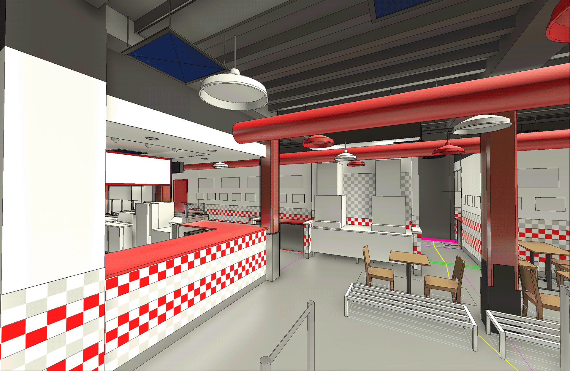 Five Guys | George Street Sydney | Restaurant Design-61