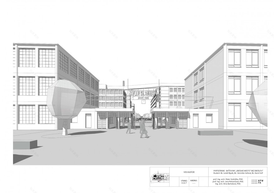 Partizánske Baťovany工业区复兴设计方案丨斯洛伐克丨Bc. Lukáš Rypák等三人团队,与教授合作-70