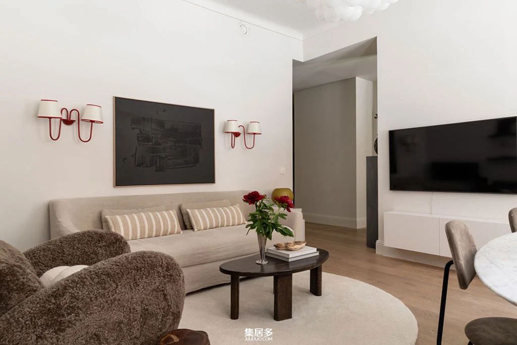 斯德哥尔摩百年公寓现代设计丨瑞典斯德哥尔摩丨瑞典设计师-9