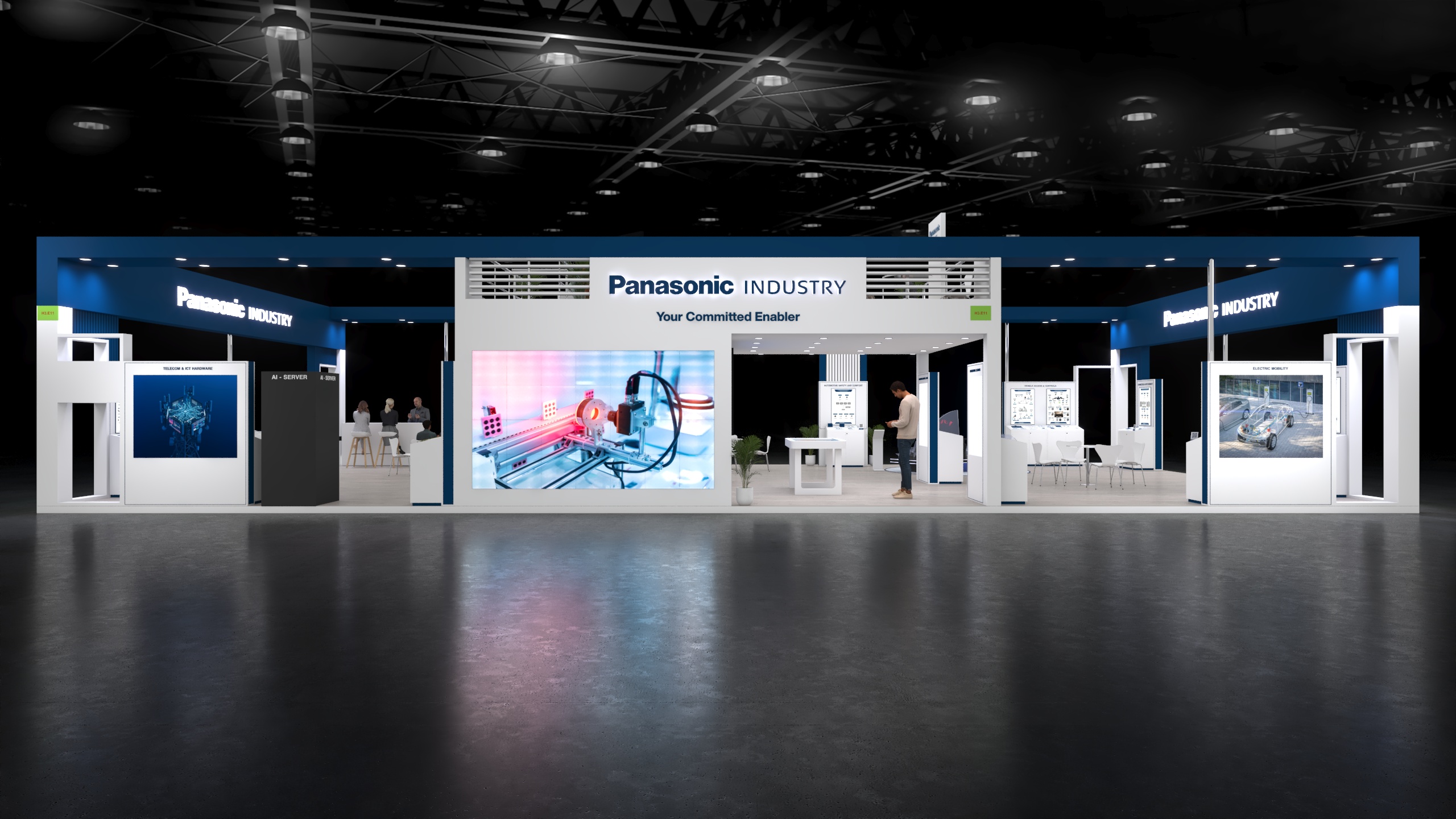 Panasonic Industries Electronica booth-6