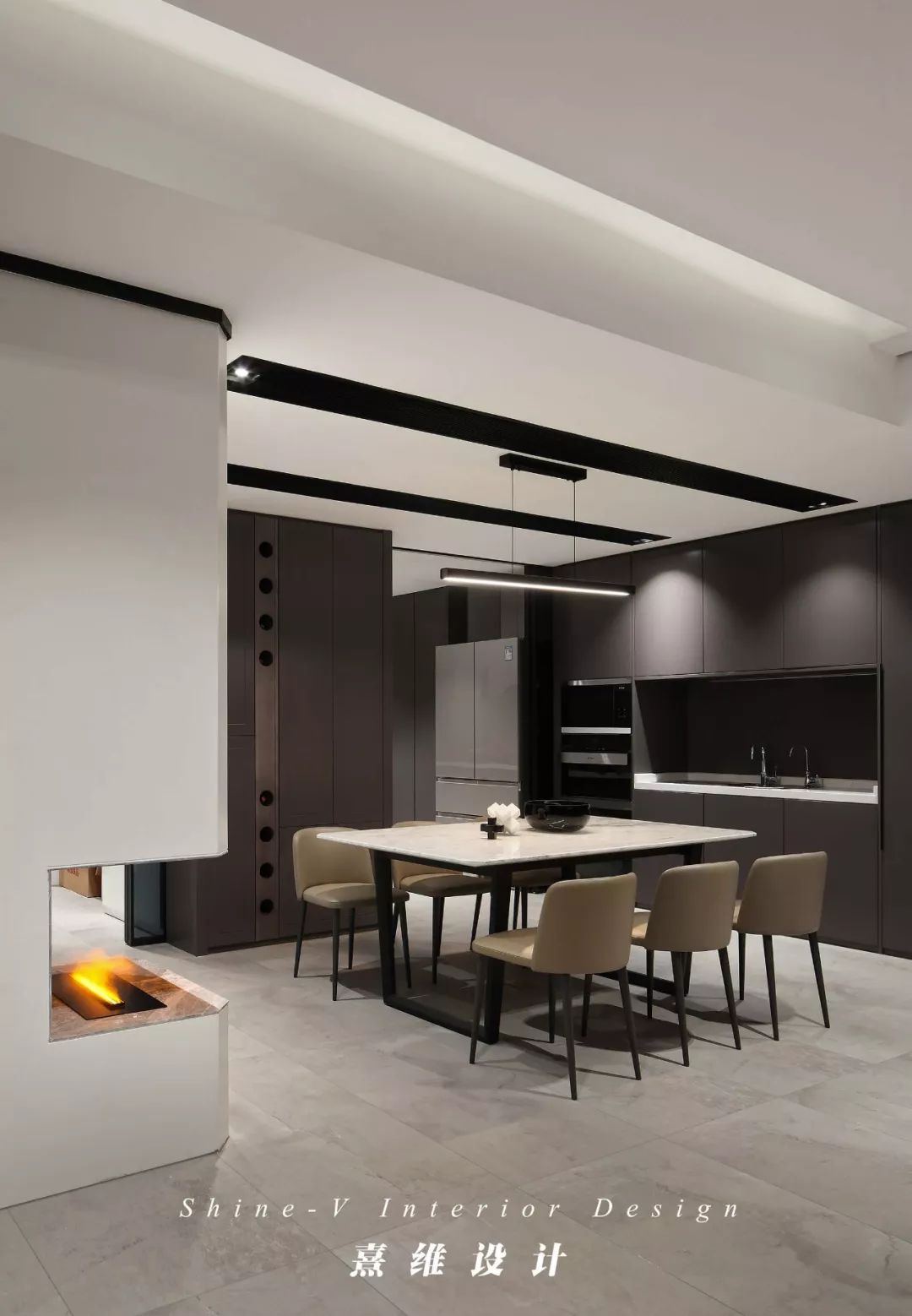 《慵野》 | 宏观下的细腻木质大平层设计-95