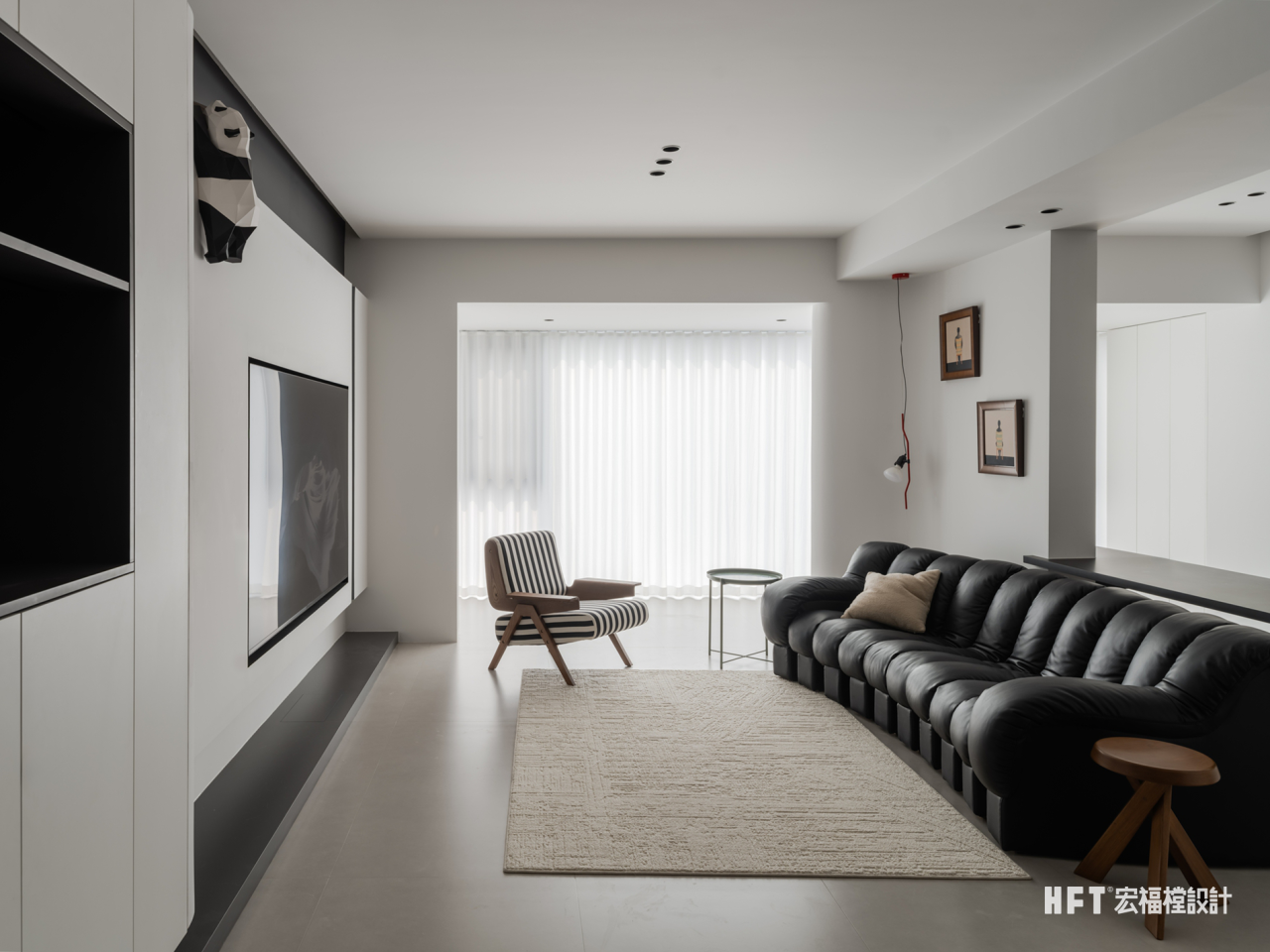 宏福樘设计 · 125㎡极简添趣,呈现多元中古摩登风貌丨中国成都-20