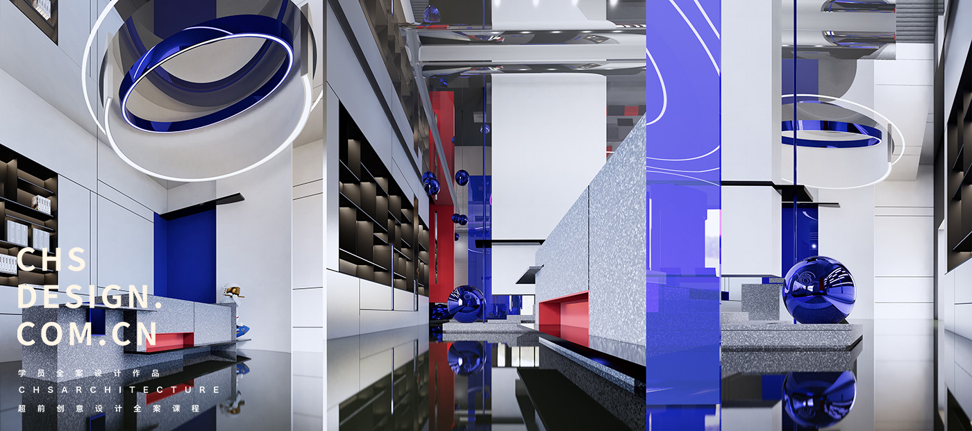 方圆之间·办公室样板间方案设计丨超前创意设计-31