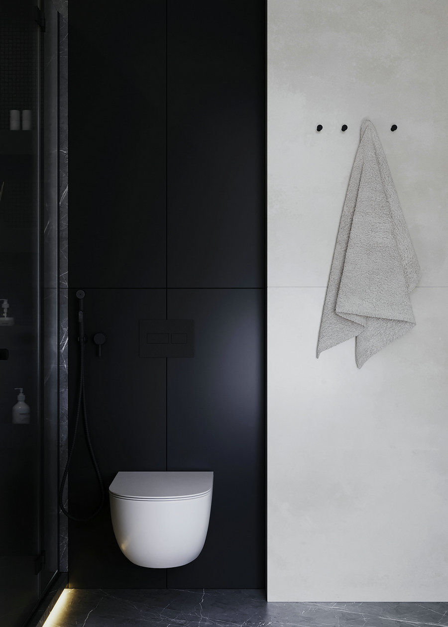 95㎡简约风公寓设计-22