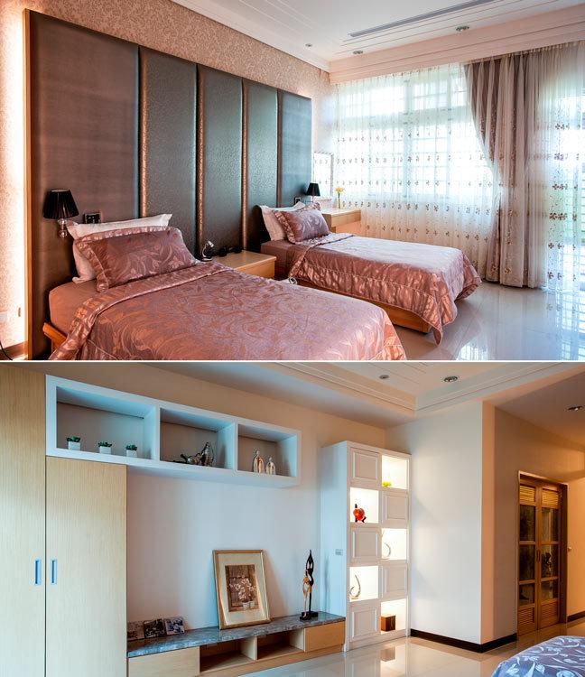 双玄关别墅设计,狭长透天厝的华美转身-14