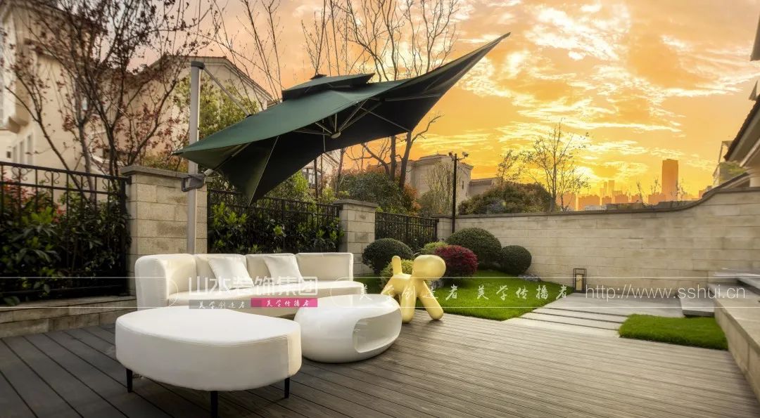 现代轻奢别墅设计丨山水装饰集团-94