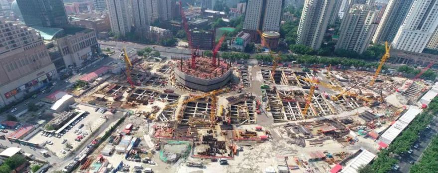 徐家汇中心 | 沪上最深地下室与浦西第一高楼的传奇设计-13