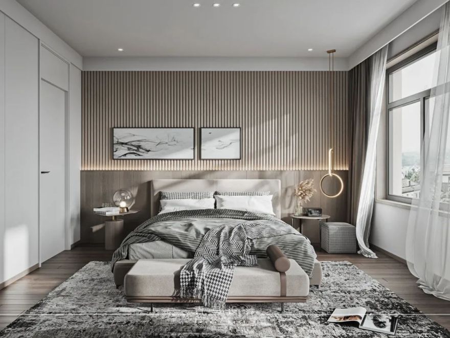 南湖艺境顶复现代简约设计丨青马别墅空间设计-58