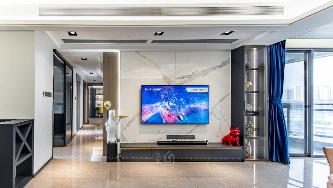 现代轻奢四居室装修设计-28