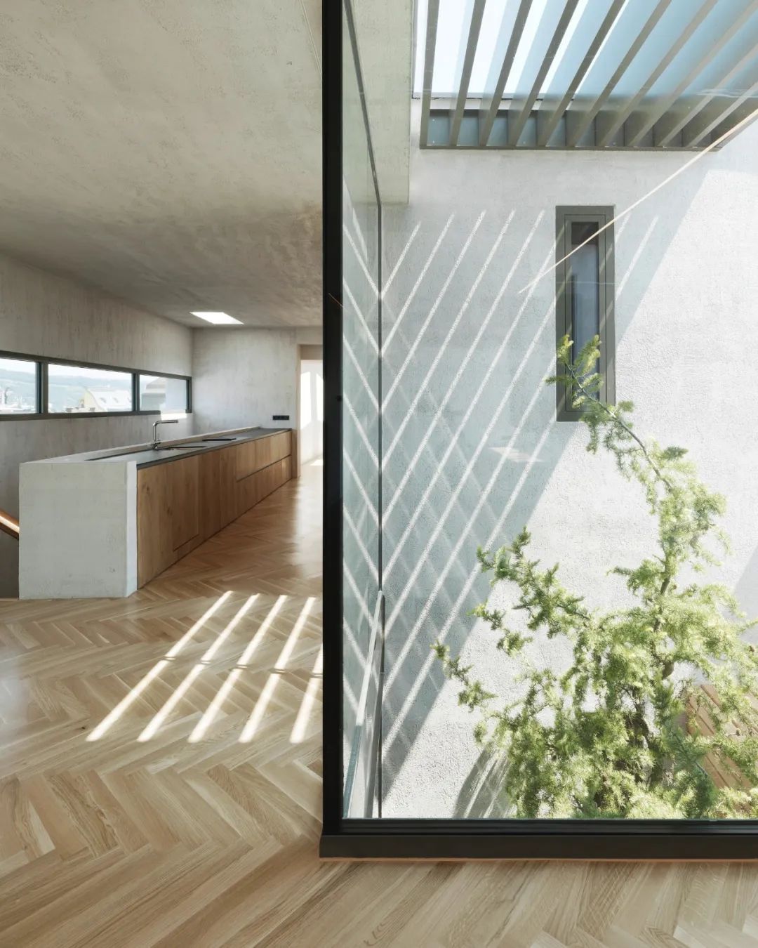 奥地利林茨 Taubenmarkt 住宅——Hertl Architekten 的极简主义杰作-4