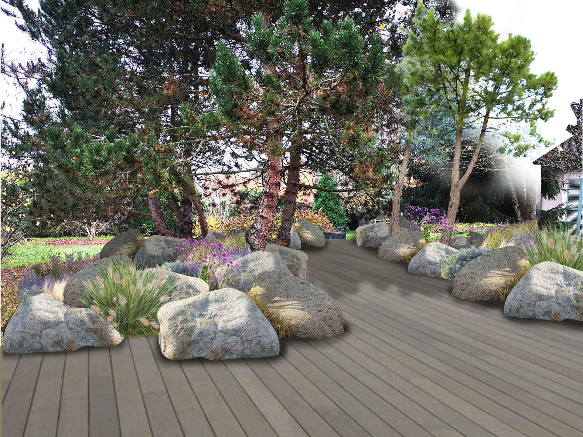 Conception d'un jardin à Chambourcy-2