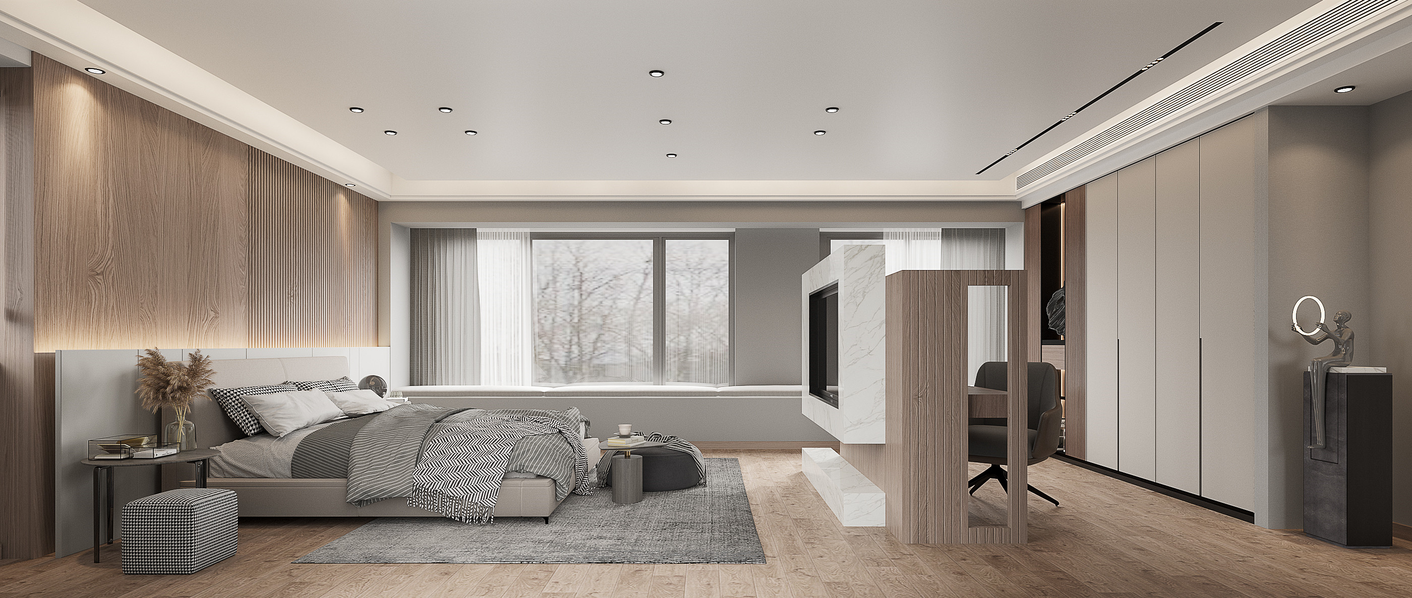 极简奢华 · 回归自然的别墅设计丨星夜设计表现-8