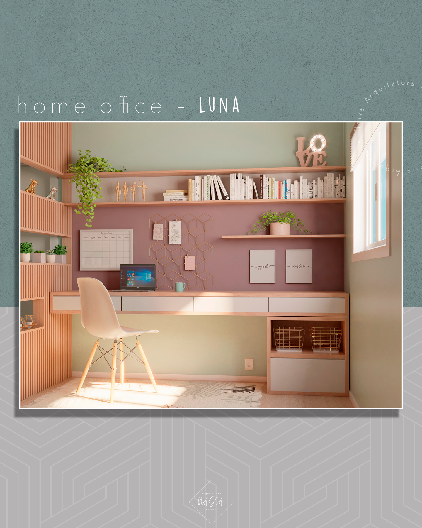 概念性项目  家庭办公室丨Isabella N.C-2