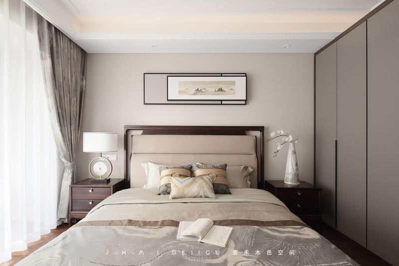 《江南·烟雨》现代中式家居丨壹禾木色空间-18