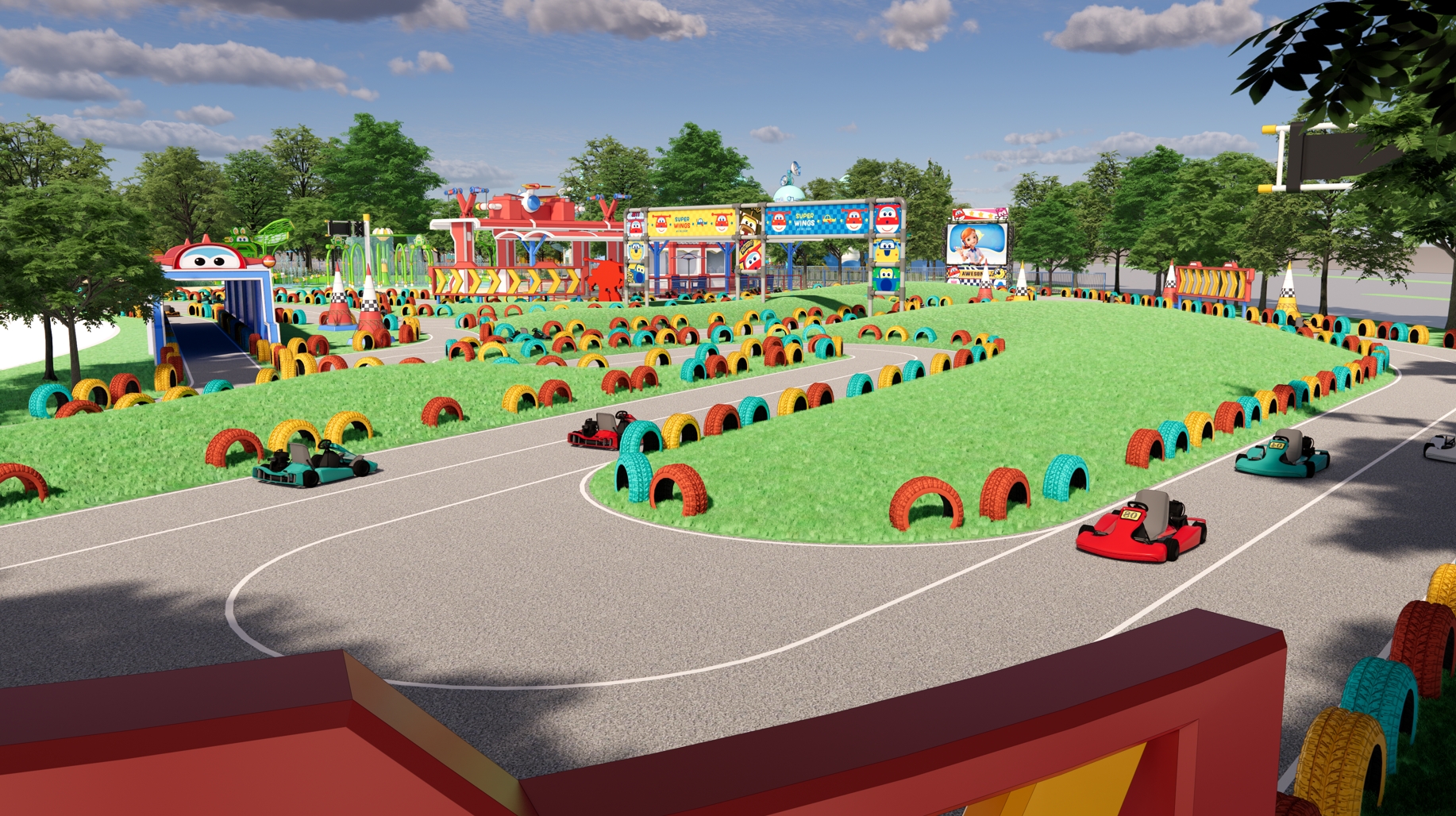 超级飞侠主题乐园概念设计建模-11