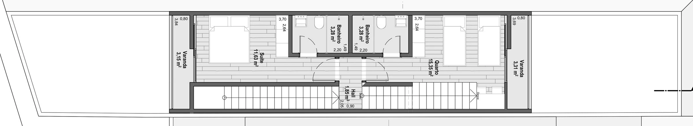 巴西 Vila Leopoldina House | 简约灵动的三层私人住宅-29