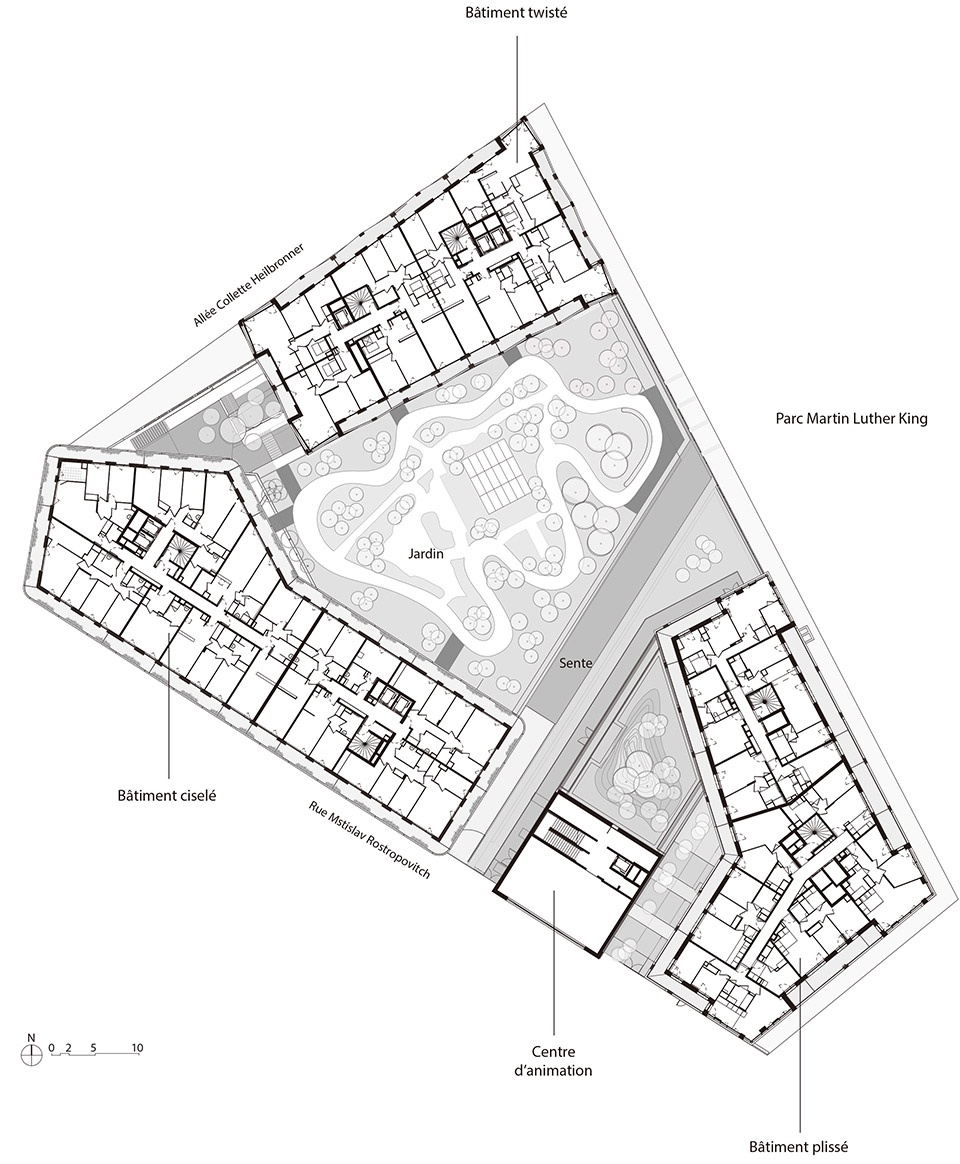 巴黎 Clichy-Batignolles 文化街区 | 绿色景观与建筑的完美融合-140