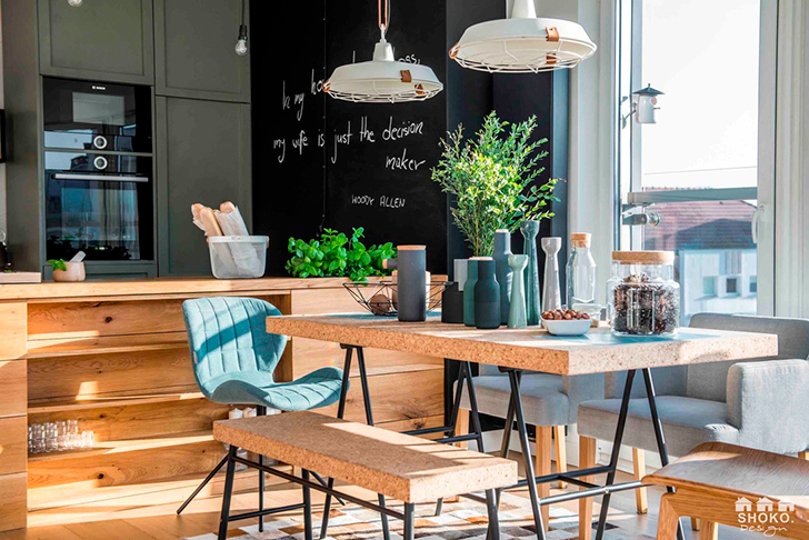 波兰全景窗公寓 | 明亮色彩与趣味空间-4