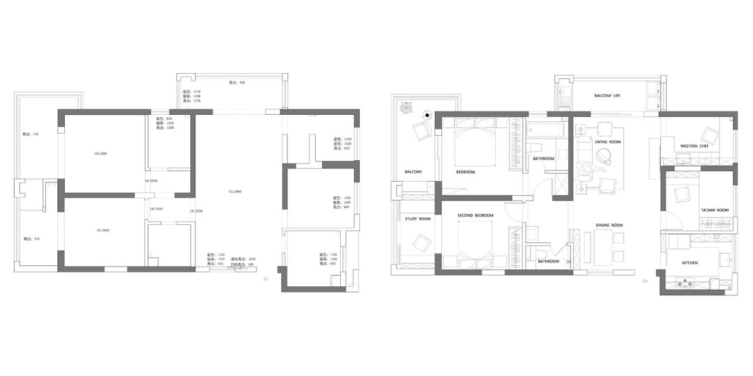 明珠城 120㎡北欧风,幸福生活的空间设计-14