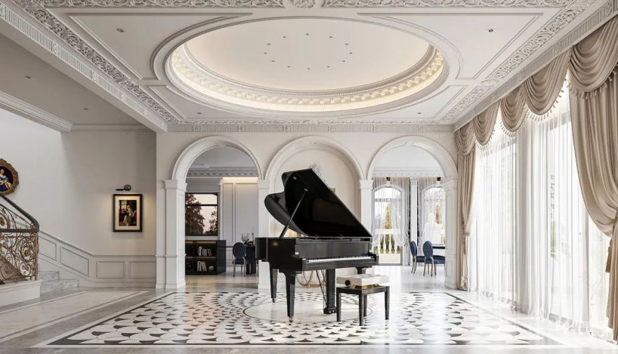 法式浪漫别墅设计丨中国上海丨上海尚层别墅装饰-20