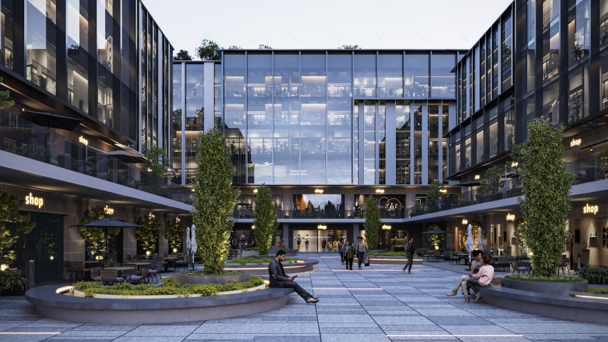 新开罗斯特赖德购物中心丨埃及开罗-8