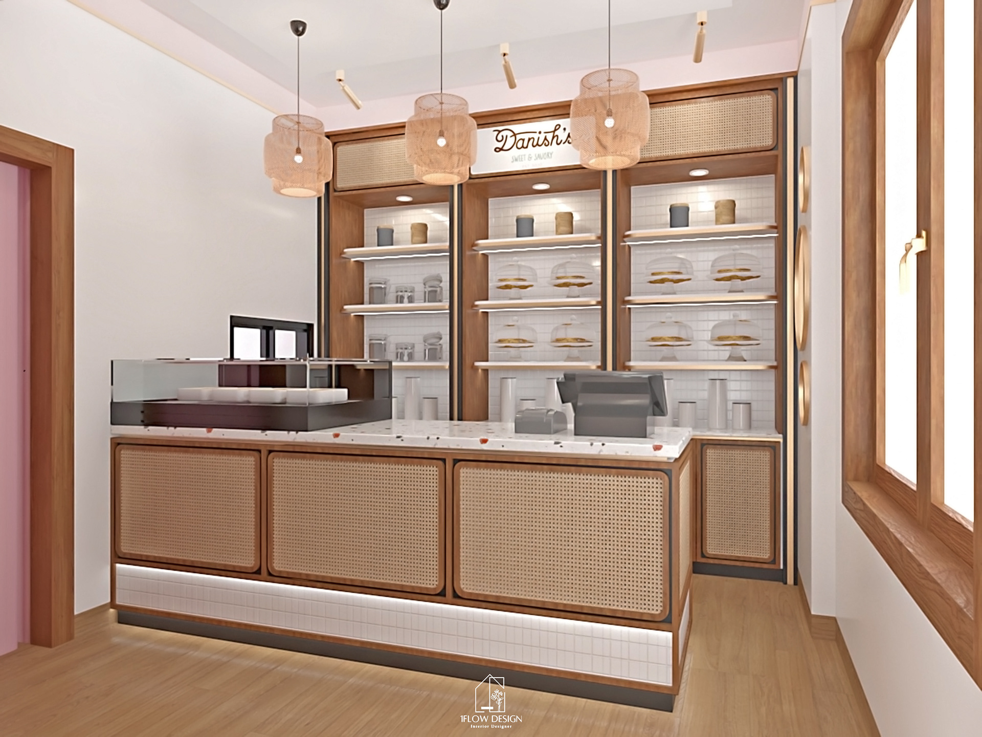 黄金精品店与美味设计丨Kabiné Studio-13