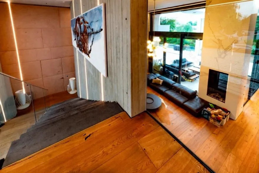 Bauhaus Villa with car lift-61