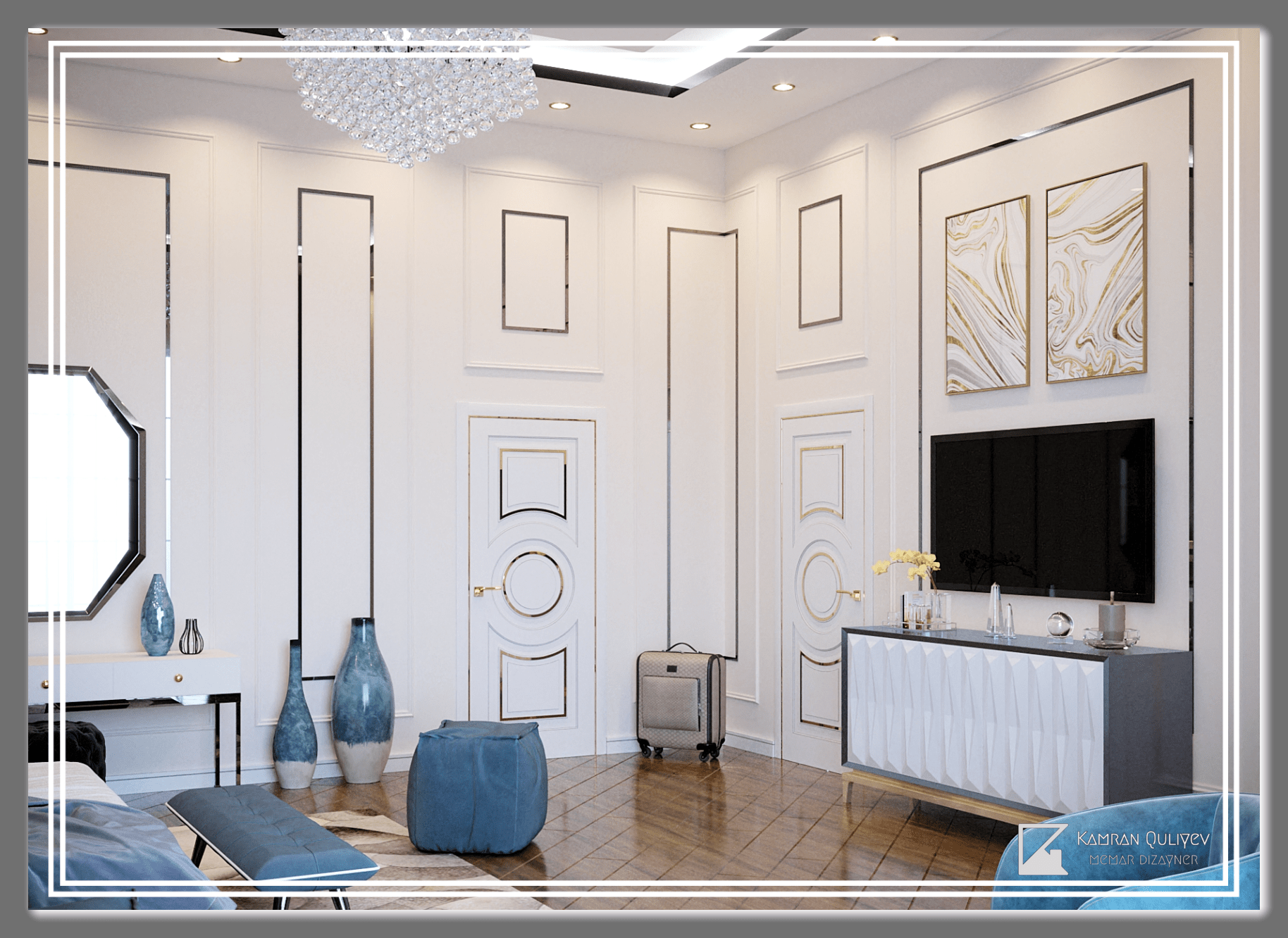 卧室室内设计方案丨阿塞拜疆丨Kamran Guliyev-20