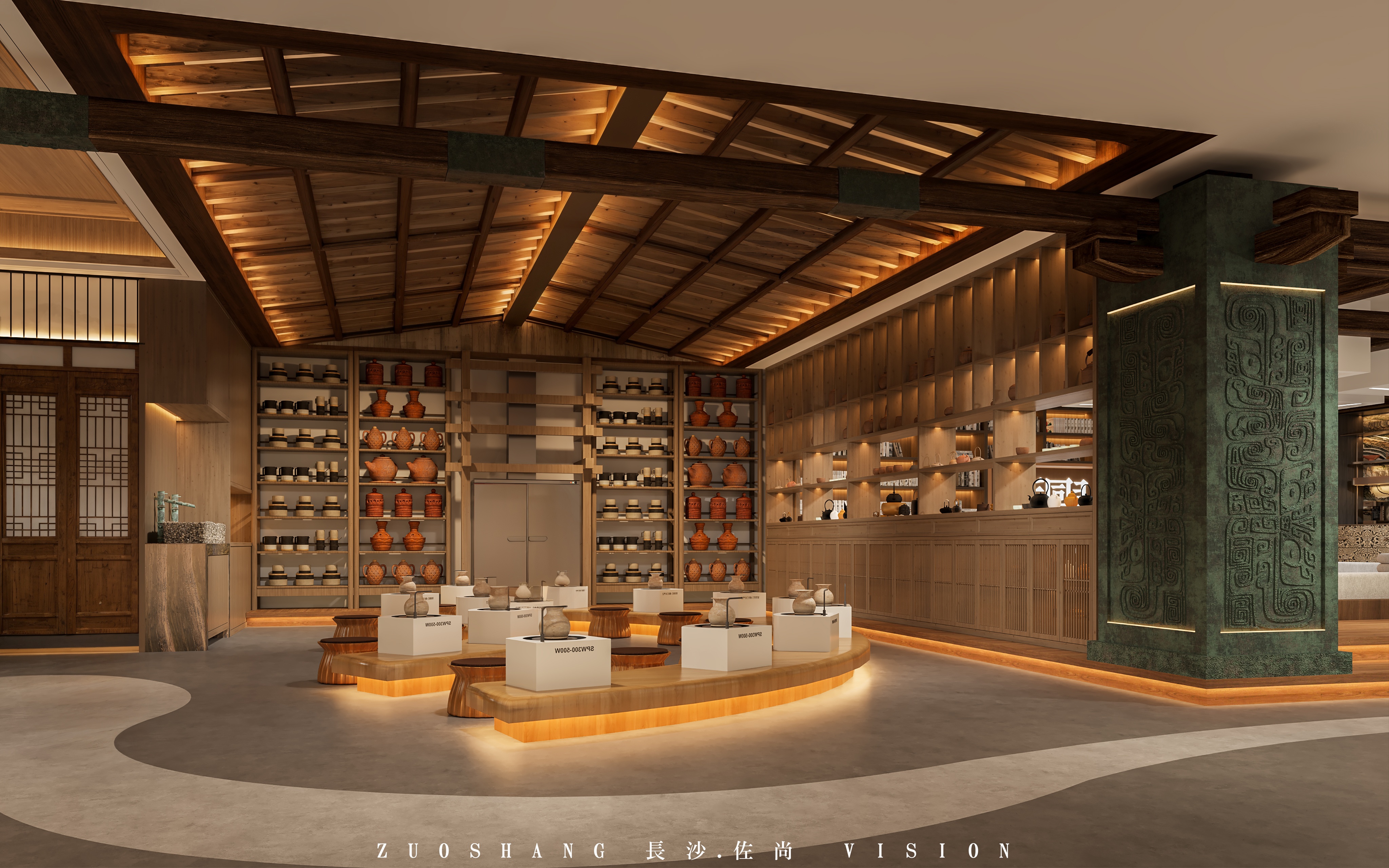 大型工装会所餐饮——长沙佐尚视觉-2