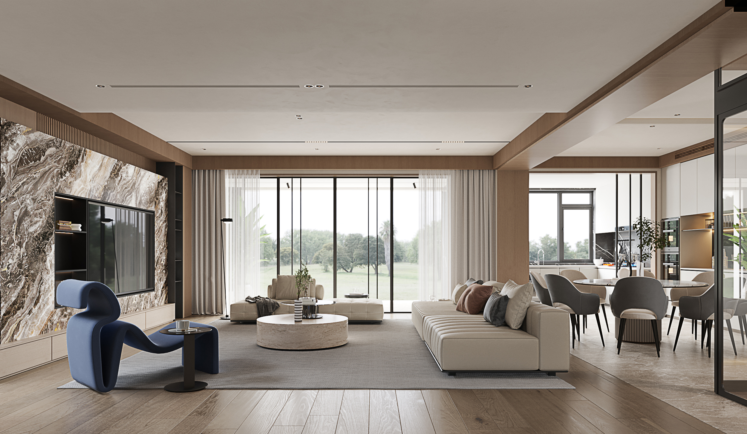 现代简约｜听雷设计丨中国南京丨听雷设计·空间-5