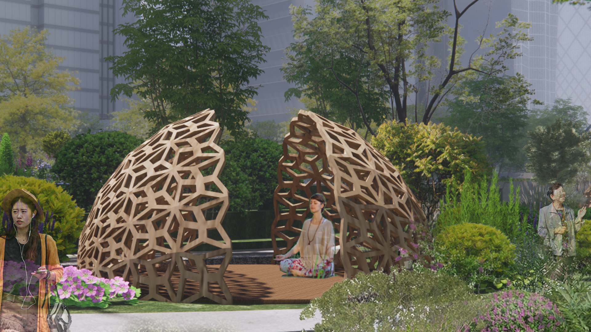 疗愈理念下的北京CBD公园景观设计丨中国北京-12