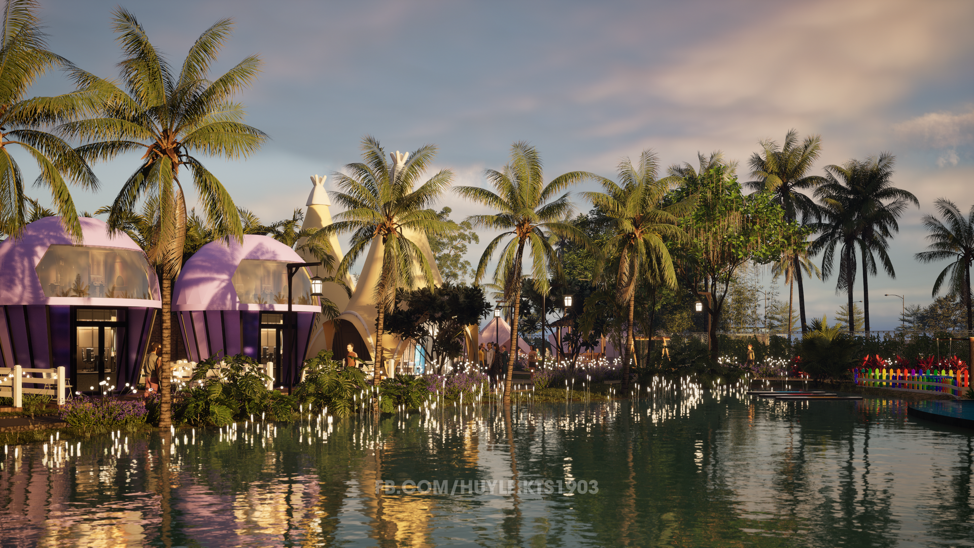 HT 度假村与露营地景观建筑设计丨越南-19