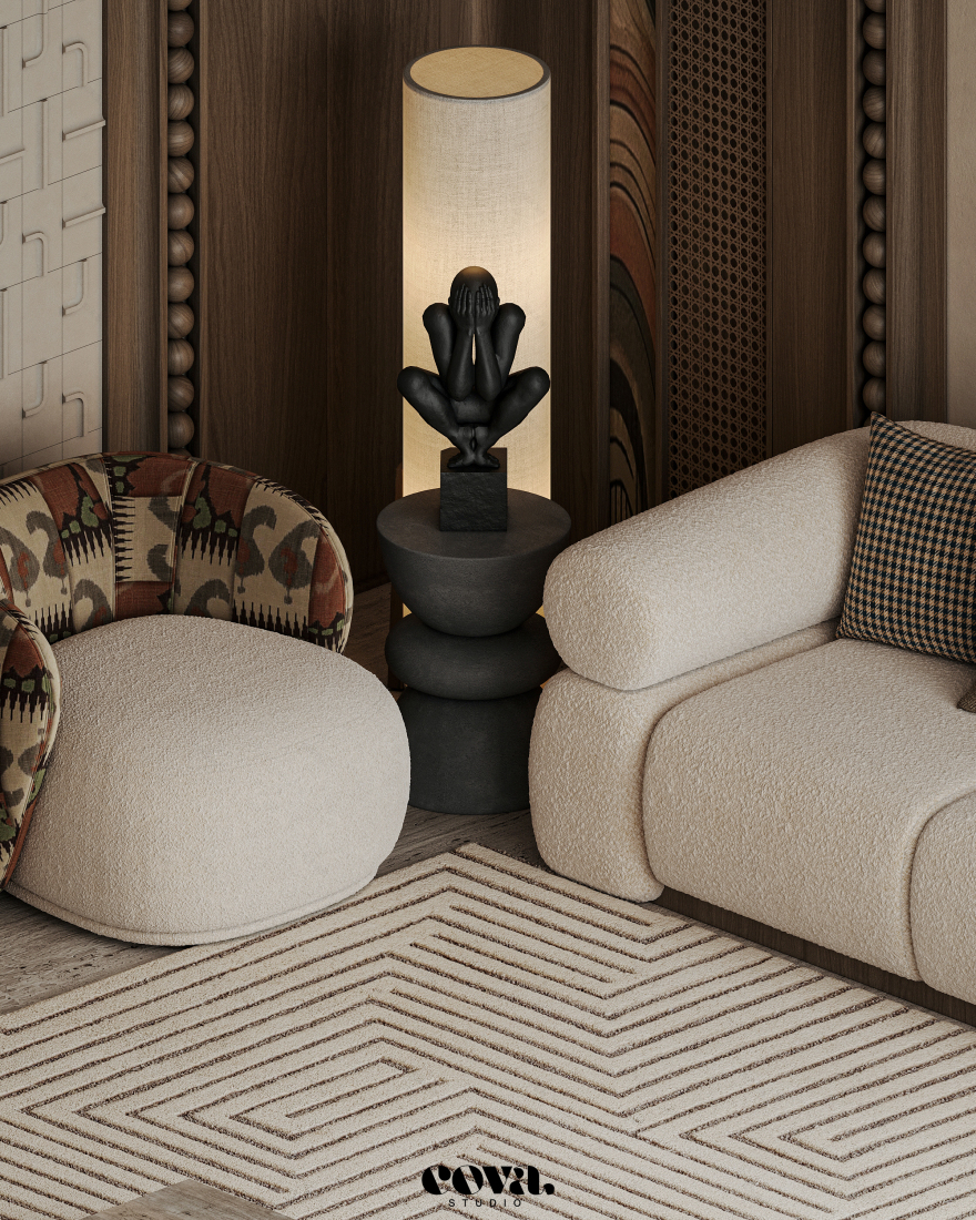 现代议事厅
注: majlis常见意思为(穆斯林国家的)议事厅;会议室;接待室 ,这里结合语境,考虑Modern,直译为 现代议事厅若有特定场景,请补充更多信息 丨Cova Studio-12