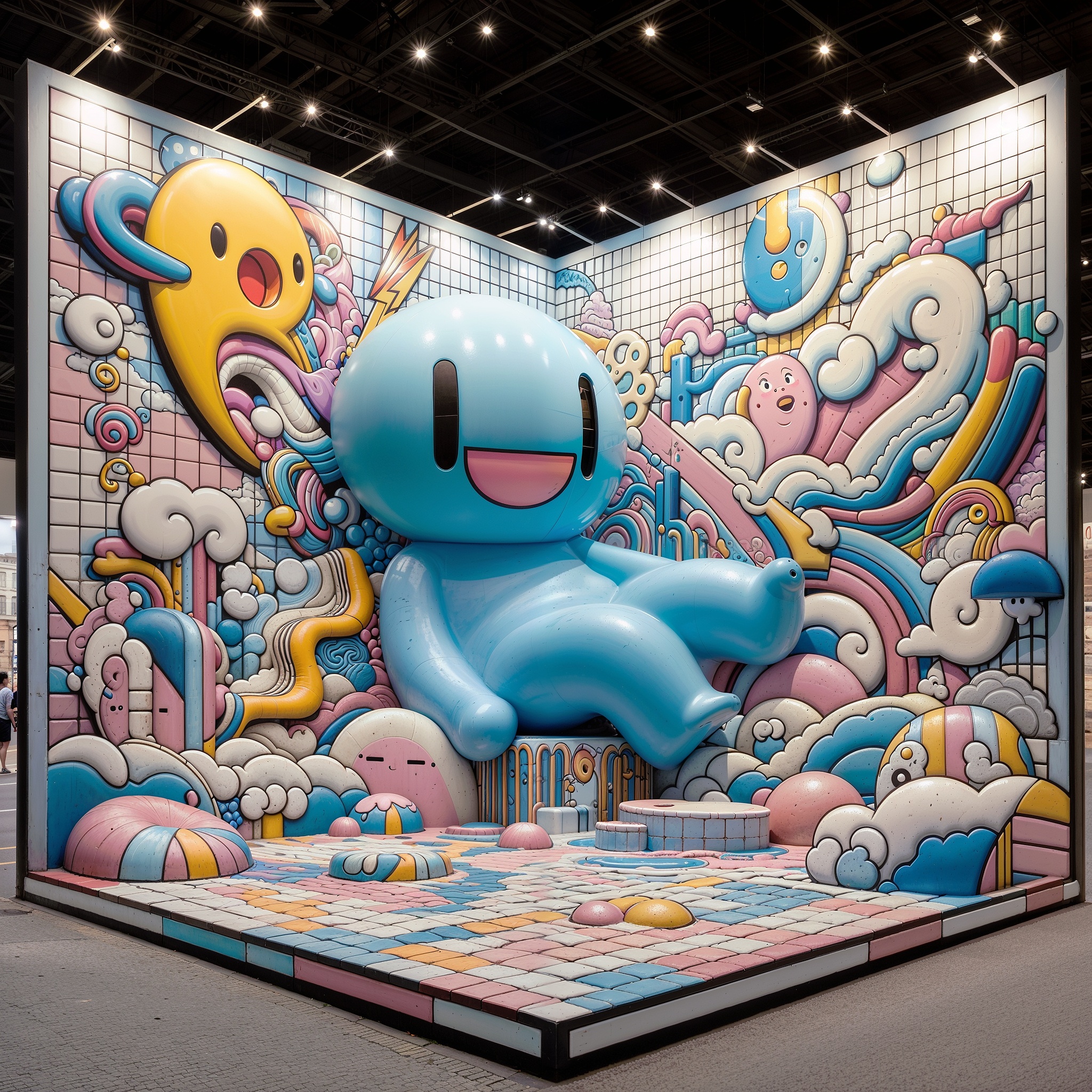 Exhibition stand TAKASHI MURAKAMI ai booth-4