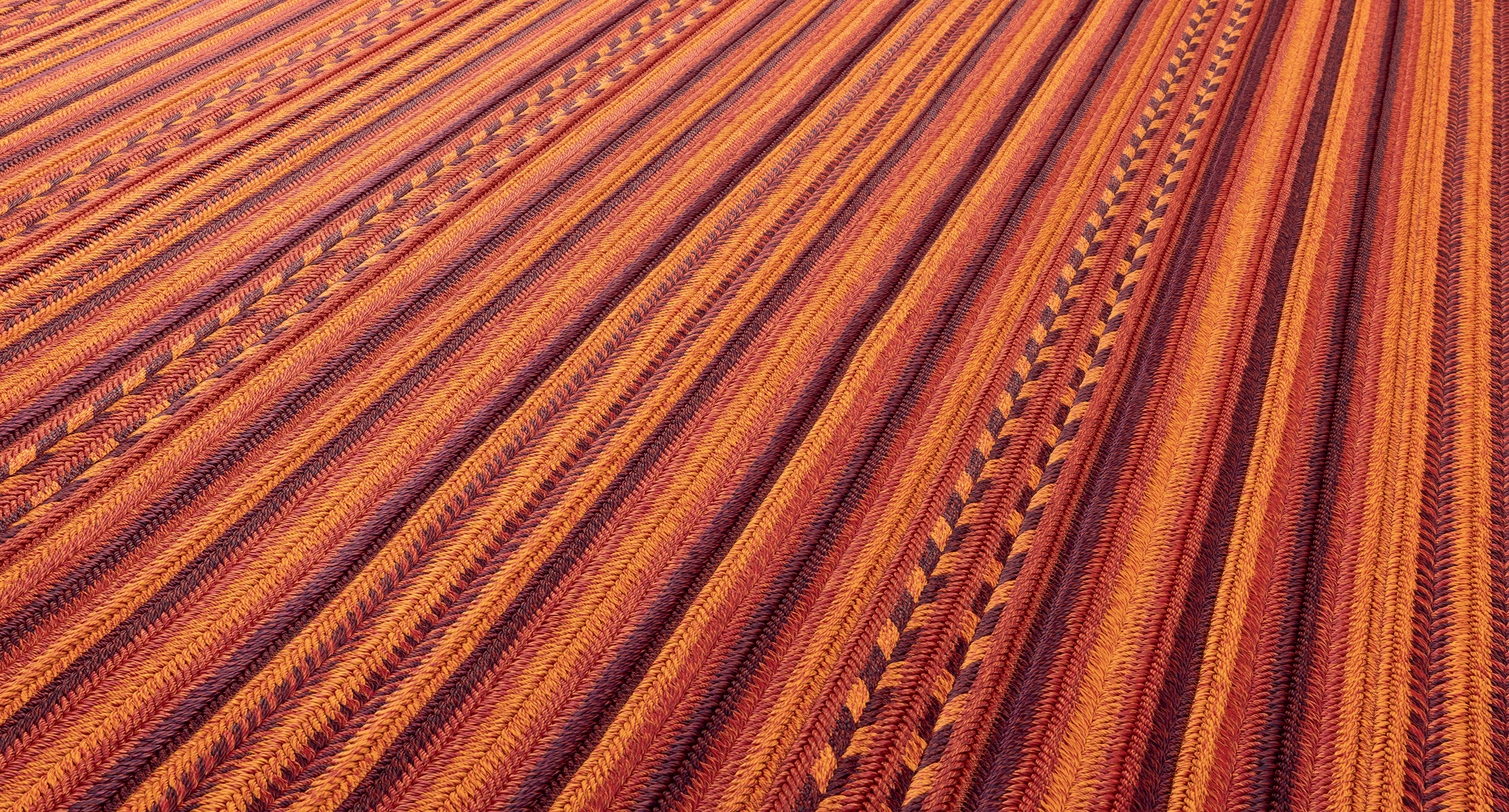 Tappeto Navajo con frange sui lati corti - Paola Lenti-10