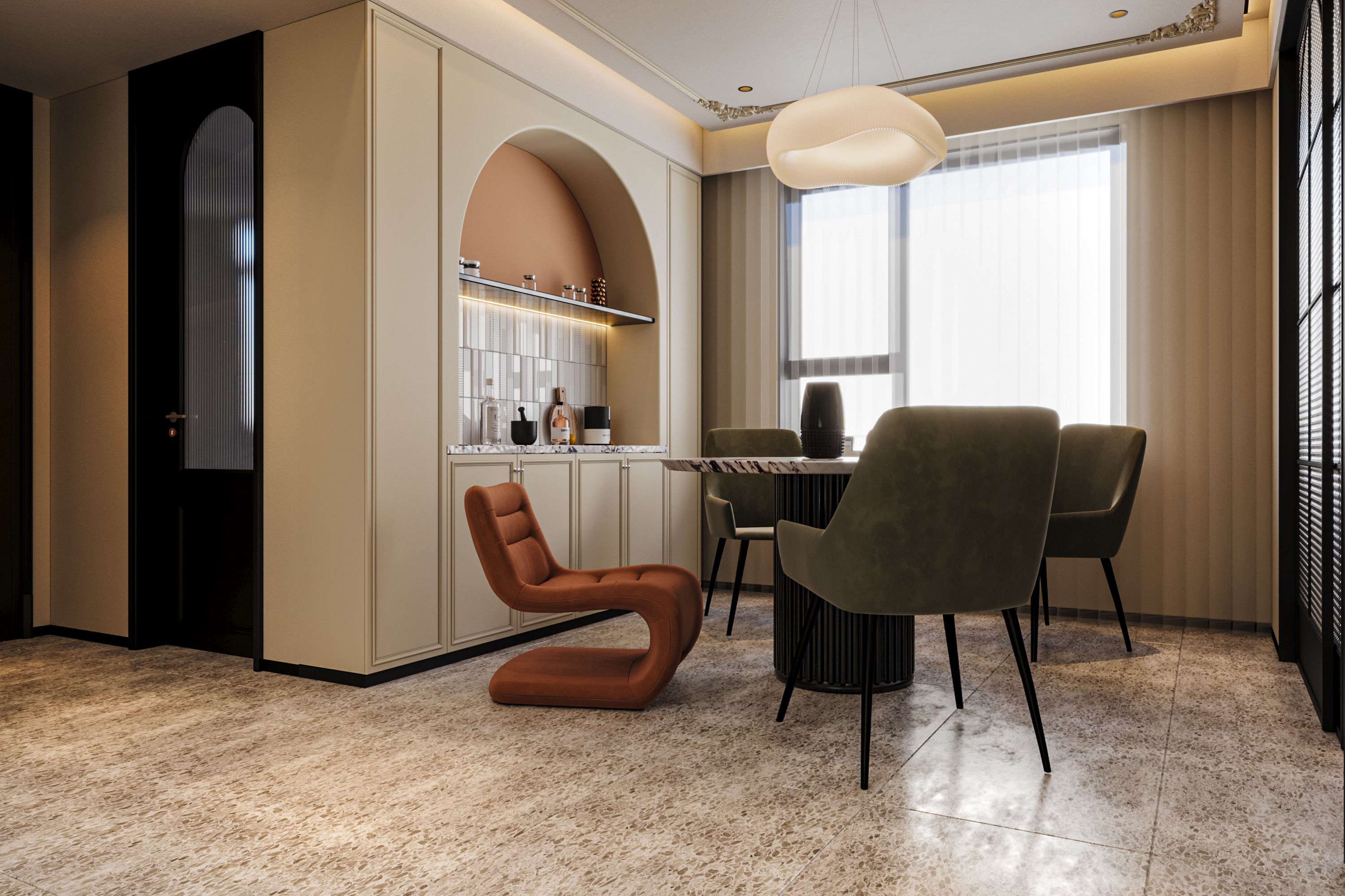 BEIGE 私人公寓设计丨意大利丨Ilyas Jafarli-13