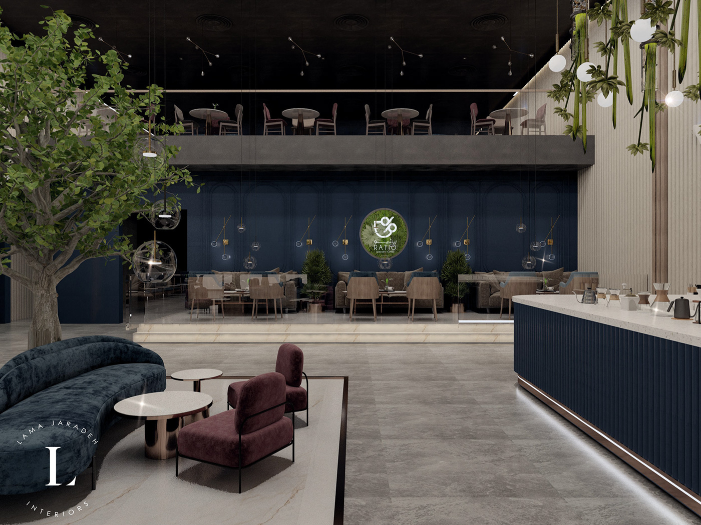 Ratio Cafe 室内设计丨Saudi ArabiaAbha丨hafer albatin-24