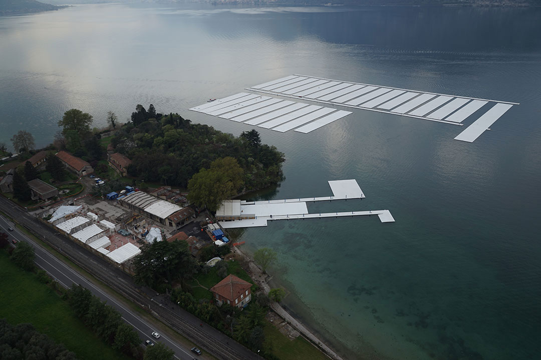 湖上悬浮走廊 | 意大利 Lake Iseo 的“漂浮平台”-34