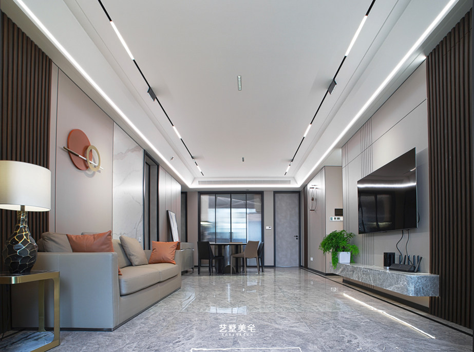 140㎡高级轻奢风实景落地-7